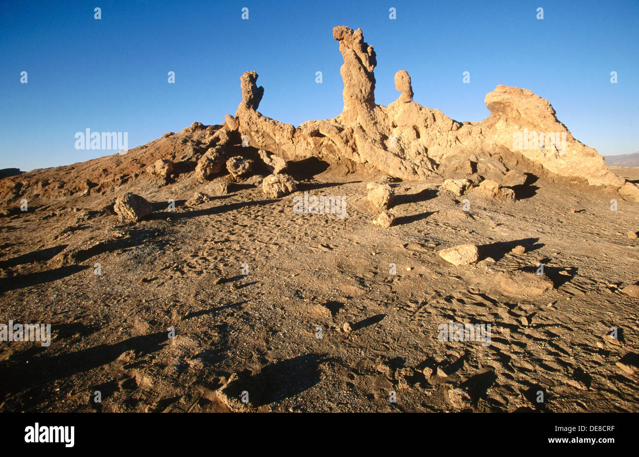 Las Tres Marias´. Tal des Mondes. Atacama-Wüste. Chile Stockfotografie -  Alamy