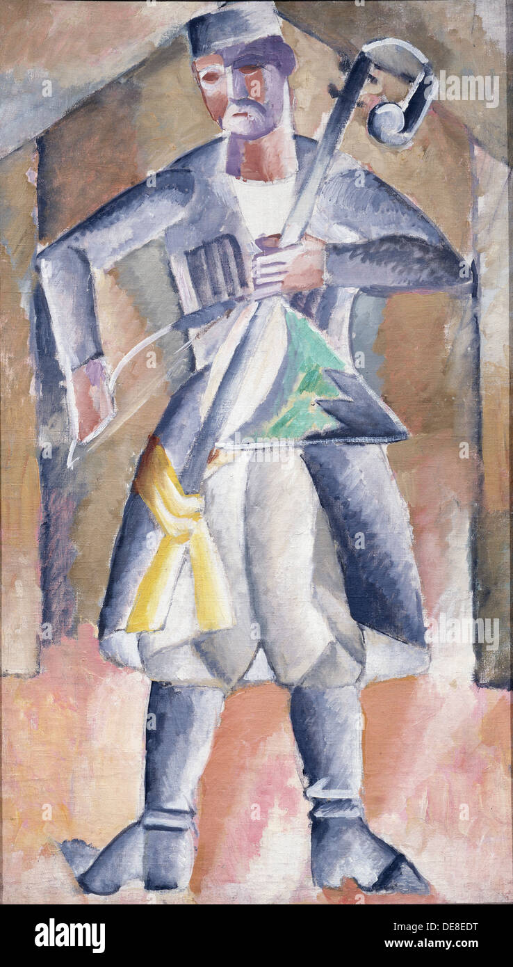 SAS-Musiker. Künstler: Le Dantyu, Mikhail Vasilyevich (1891-1917) Stockfoto