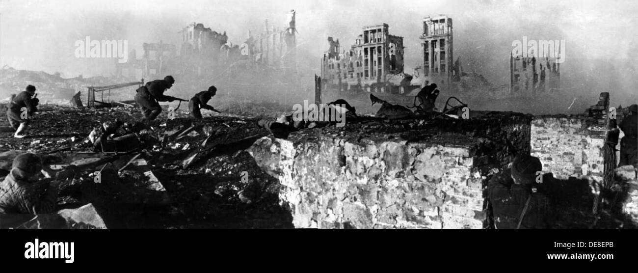 Die Schlacht von Stalingrad, 1943. Stockfoto