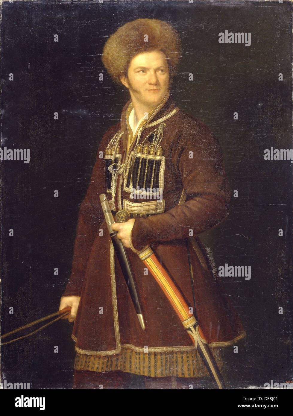 Self-Portrait. Künstler: Orlowski, Alexander Osipowitsch (1777-1832) Stockfoto