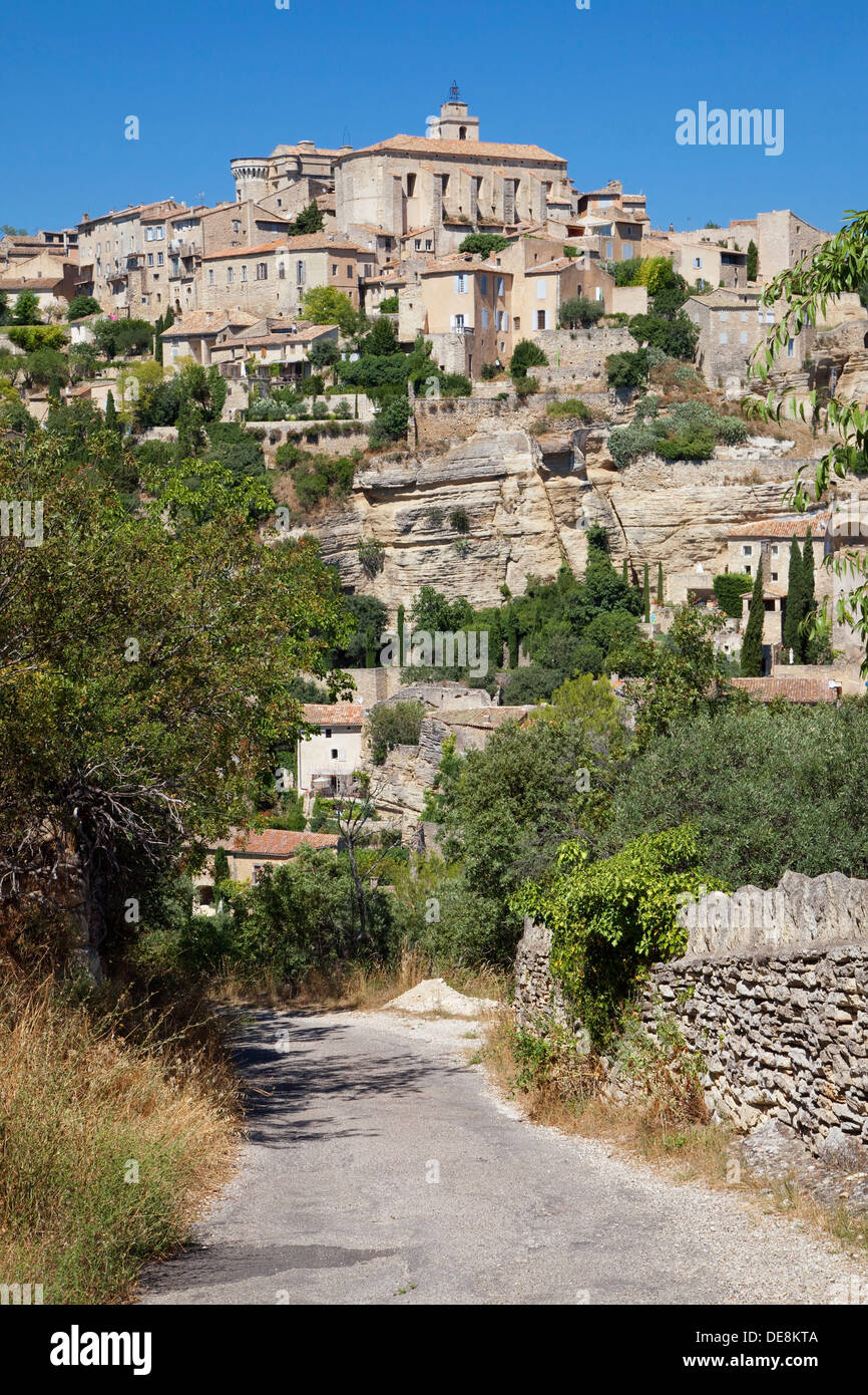 Dorf von Gordes in Provence, Frankreich. Stockfoto