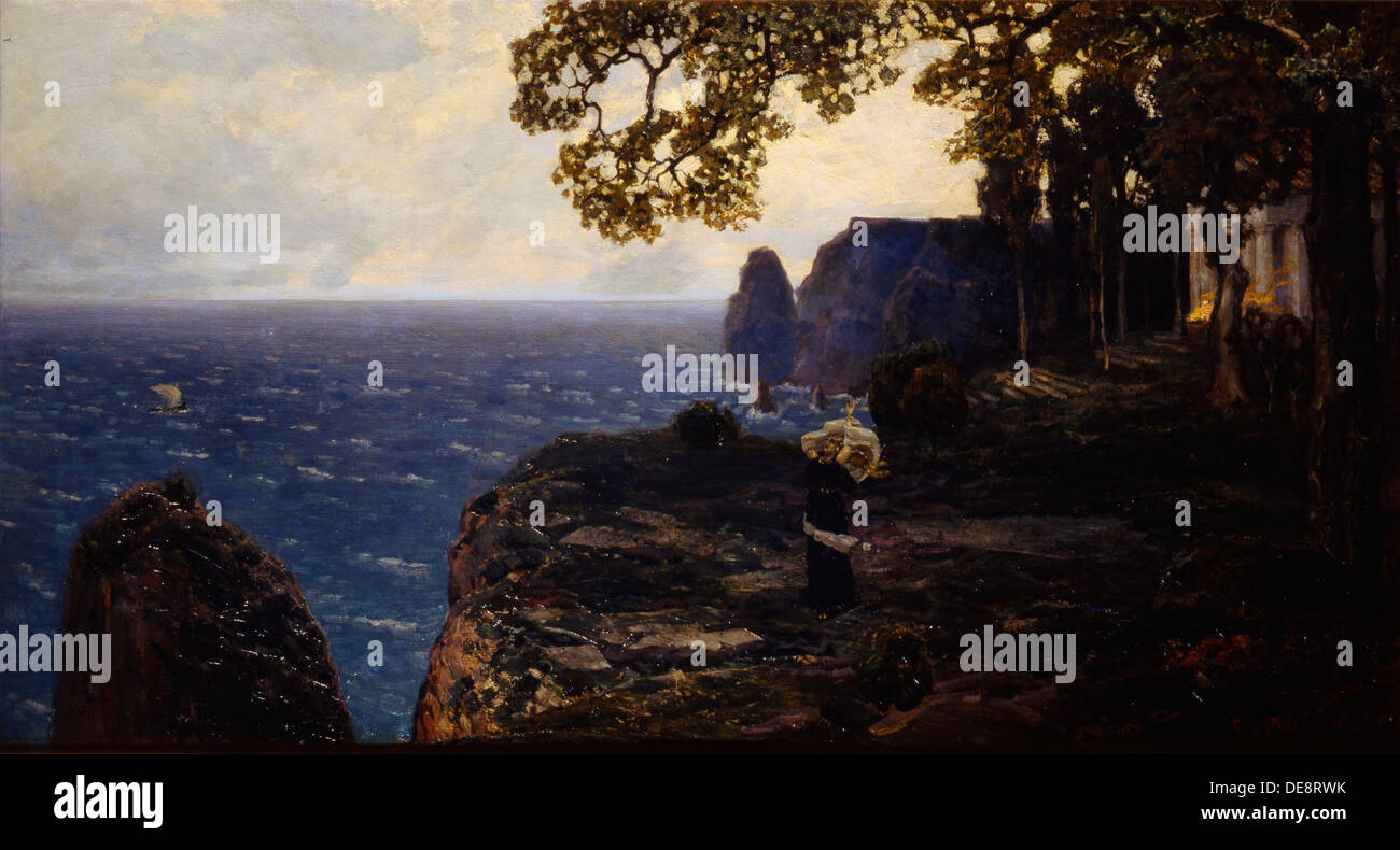 Iphigenie in Tauris, 1889-1890. Künstler: Wasnezow, Appolinari Michailowitsch (1856-1933) Stockfoto