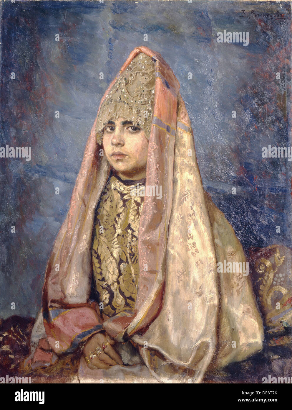 Bojar der Frau, 1884. Künstler: Wasnezow, Viktor Michailowitsch (1848-1926) Stockfoto