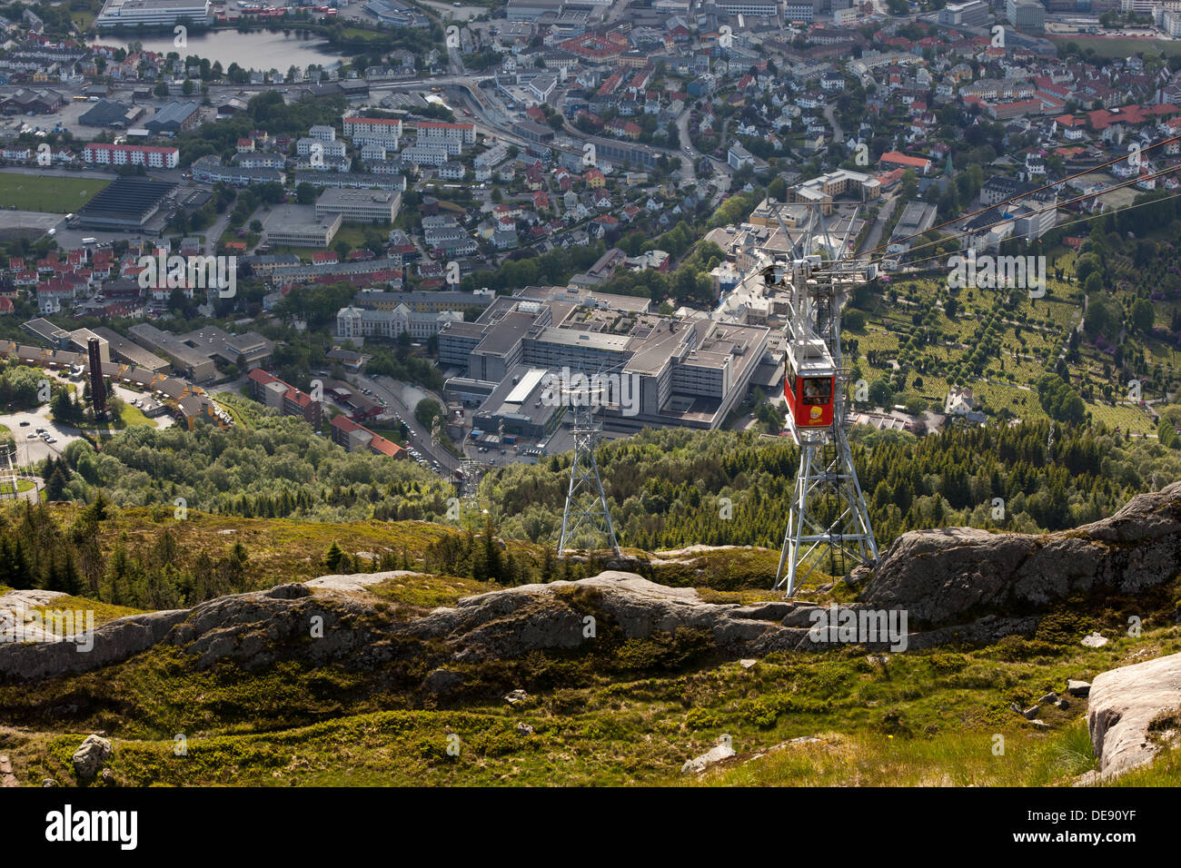Ulriken, Bergen Stockfoto