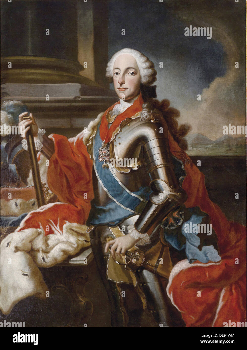 Portrait von Maximilian III Joseph (1727-1777), Kurfürst von Bayern, Mitte des 18. Cen.. Artist: Desmarées, George (1697-1776) Stockfoto