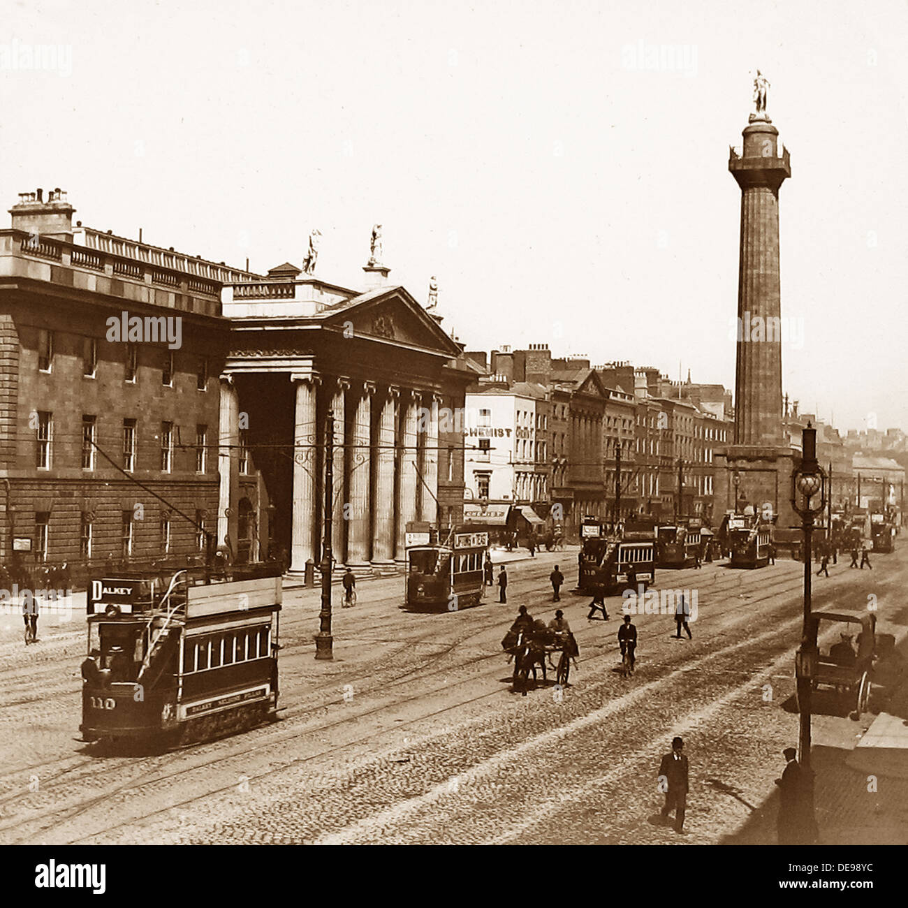 Dublin frühen 1900er Jahren Stockfoto