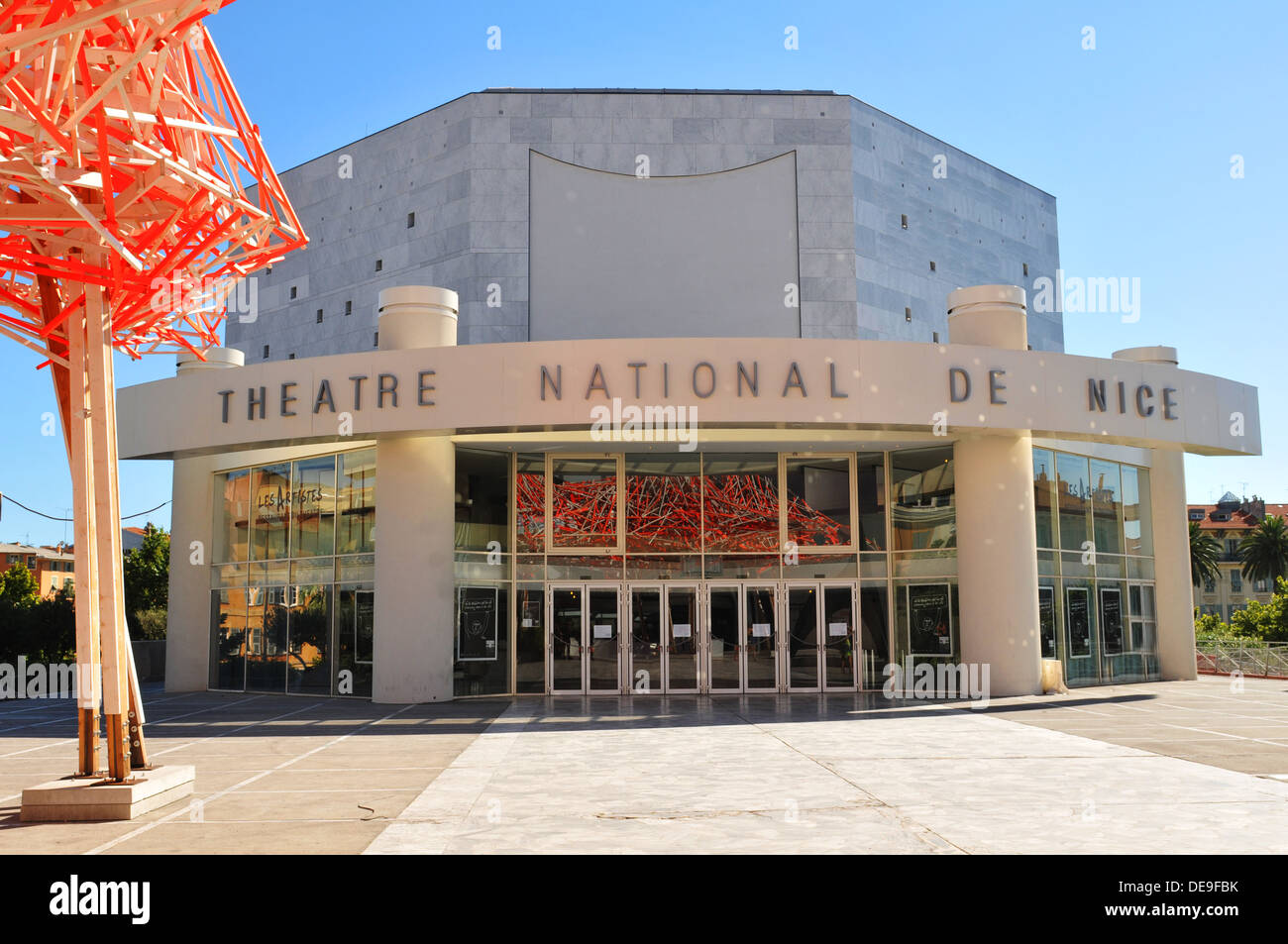 Nationaltheater in Nizza, Frankreich Stockfoto