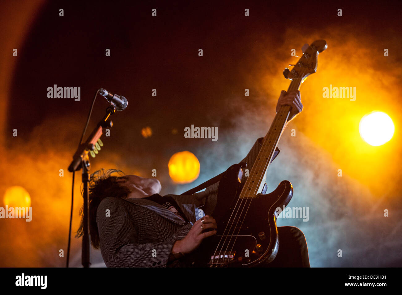 Alexander Jesson von Palma Veilchen live im Electric Picnic Festival 2013 Stockfoto