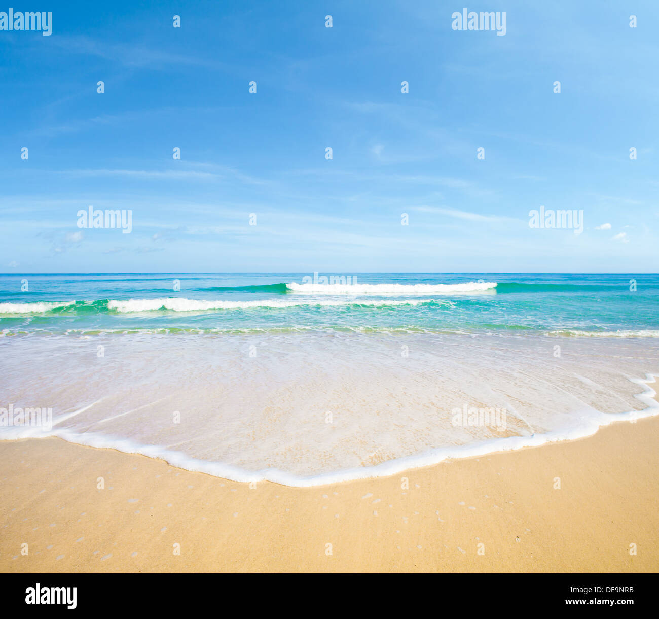 Meer oder Ozean Landschaft natürlichen Hintergrund. Stockfoto