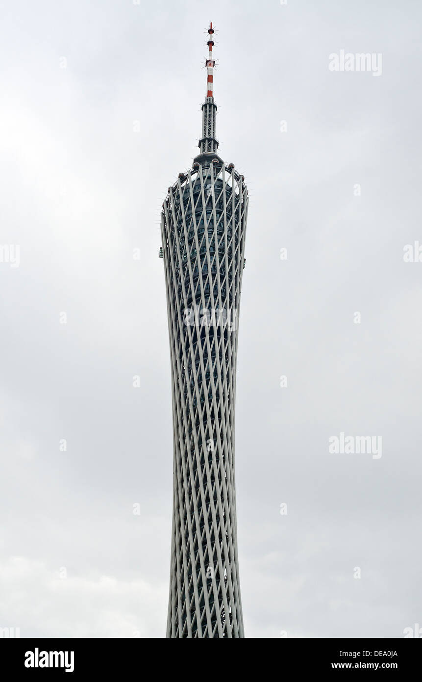 Guangzhou-Turm auch bekannt als Kanton, China Stockfoto