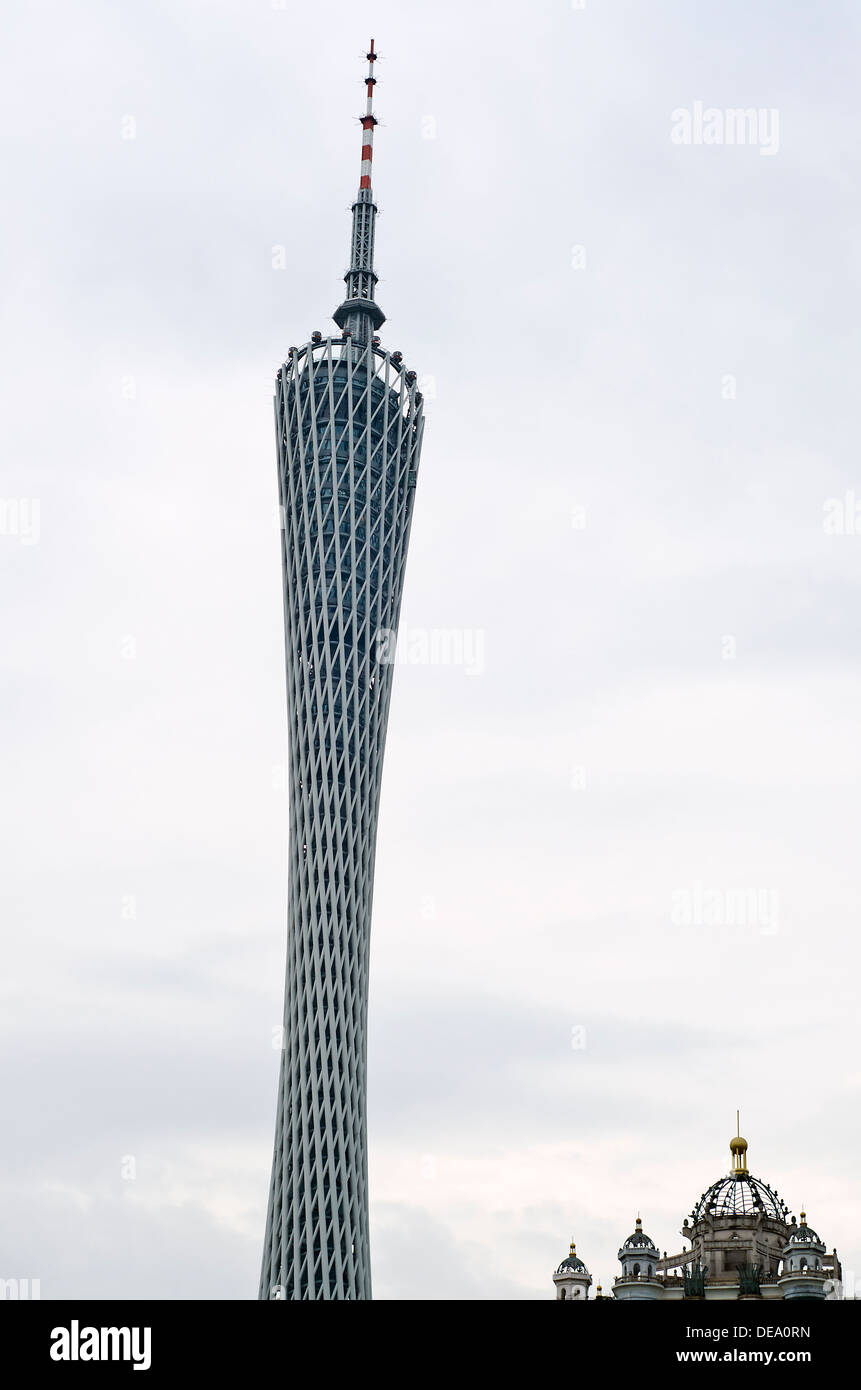 Guangzhou-Turm auch bekannt als Kanton, China Stockfoto