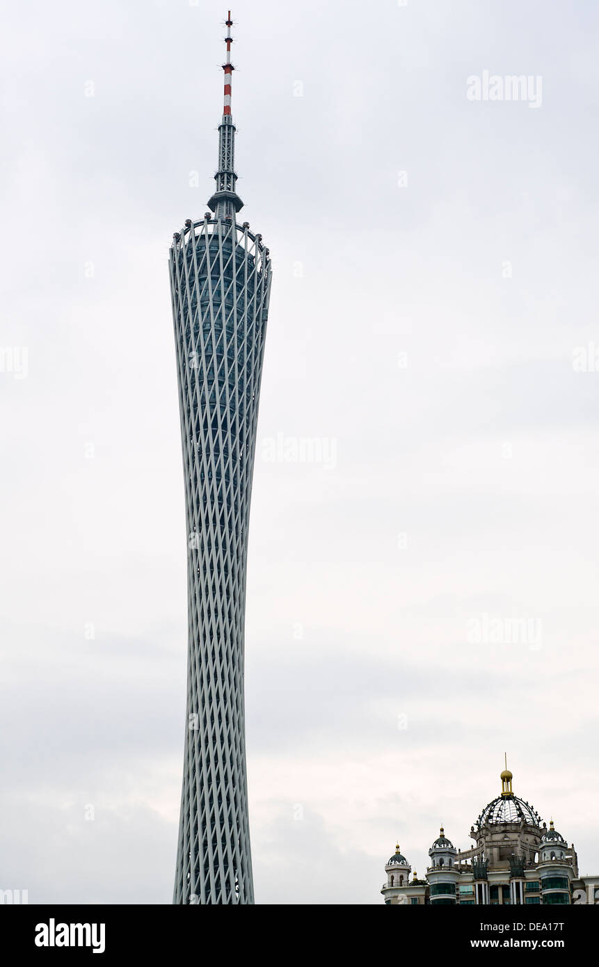 Guangzhou-Turm auch bekannt als Kanton, China Stockfoto