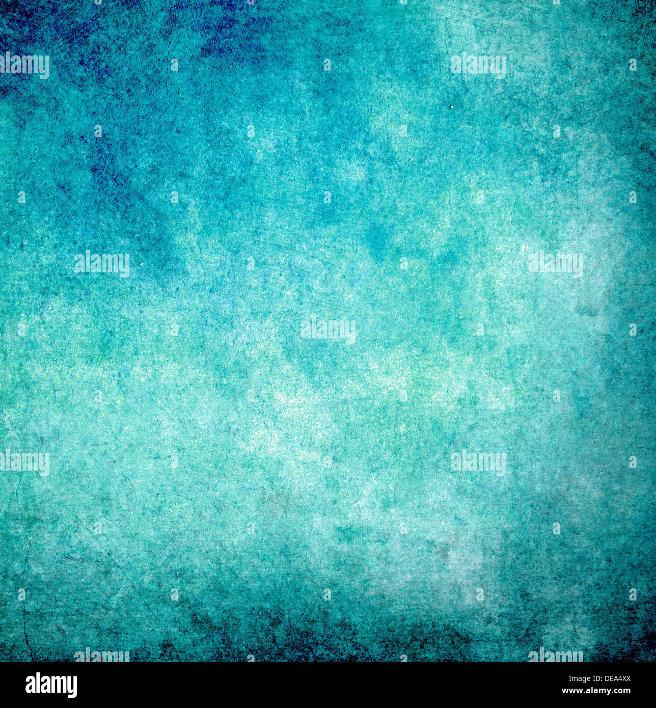 Cyan-blaue Farbe Wand Hintergrund oder Textur Stockfoto
