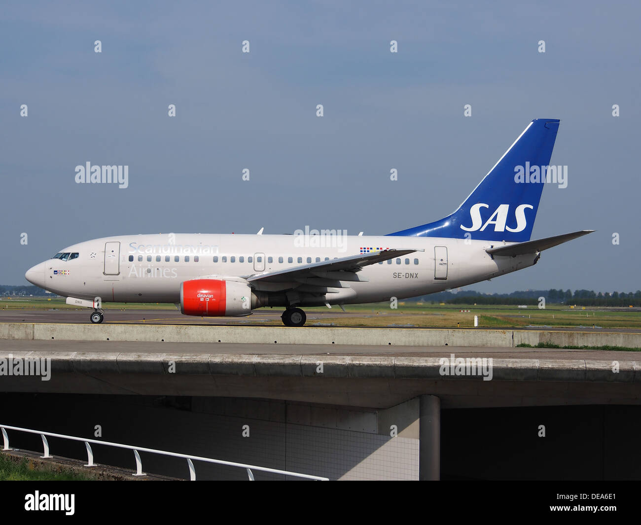 SE-DNX SAS Scandinavian Airlines Boeing 737-683 - Cn 28304 Rollzeiten, 25august2013 003 Stockfoto