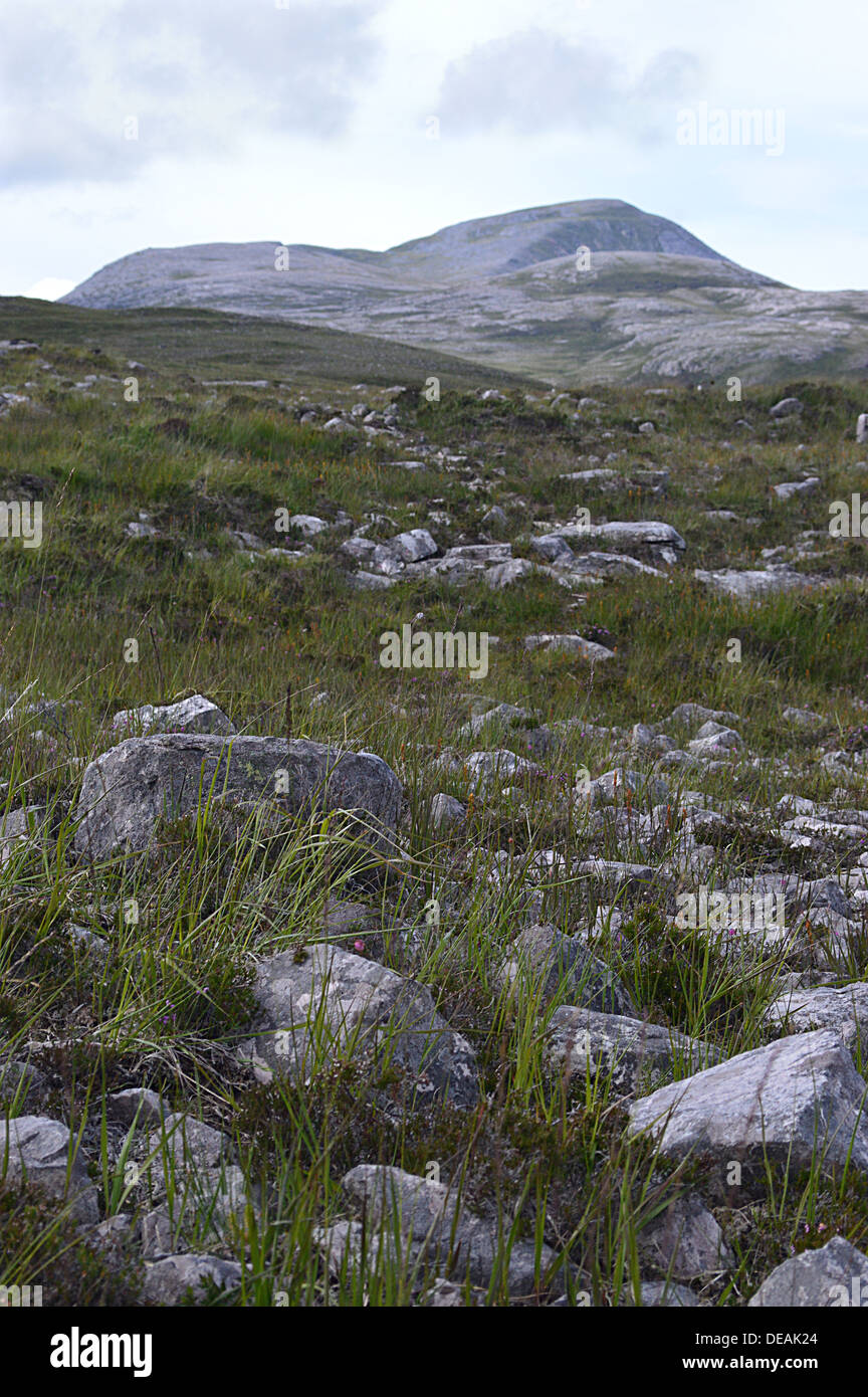 Die schottischen Berg Canisp (ein Corbett) aus dem Osten über Loch Awe gesehen. Stockfoto