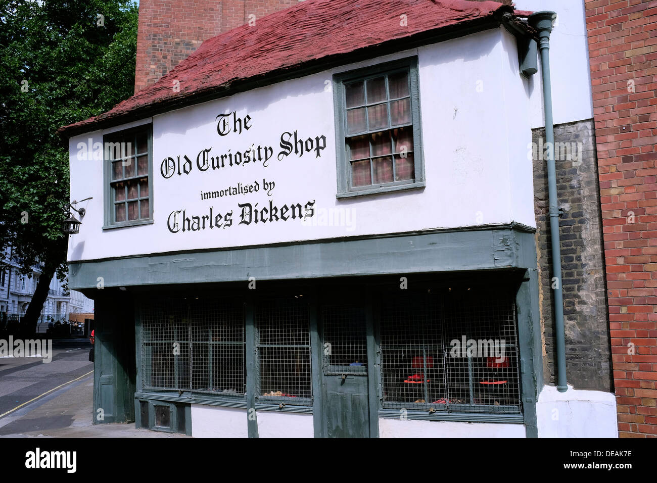 Die Old Curiosity Shop. Portsmouth-Straße, Holborn, London, UK Stockfoto