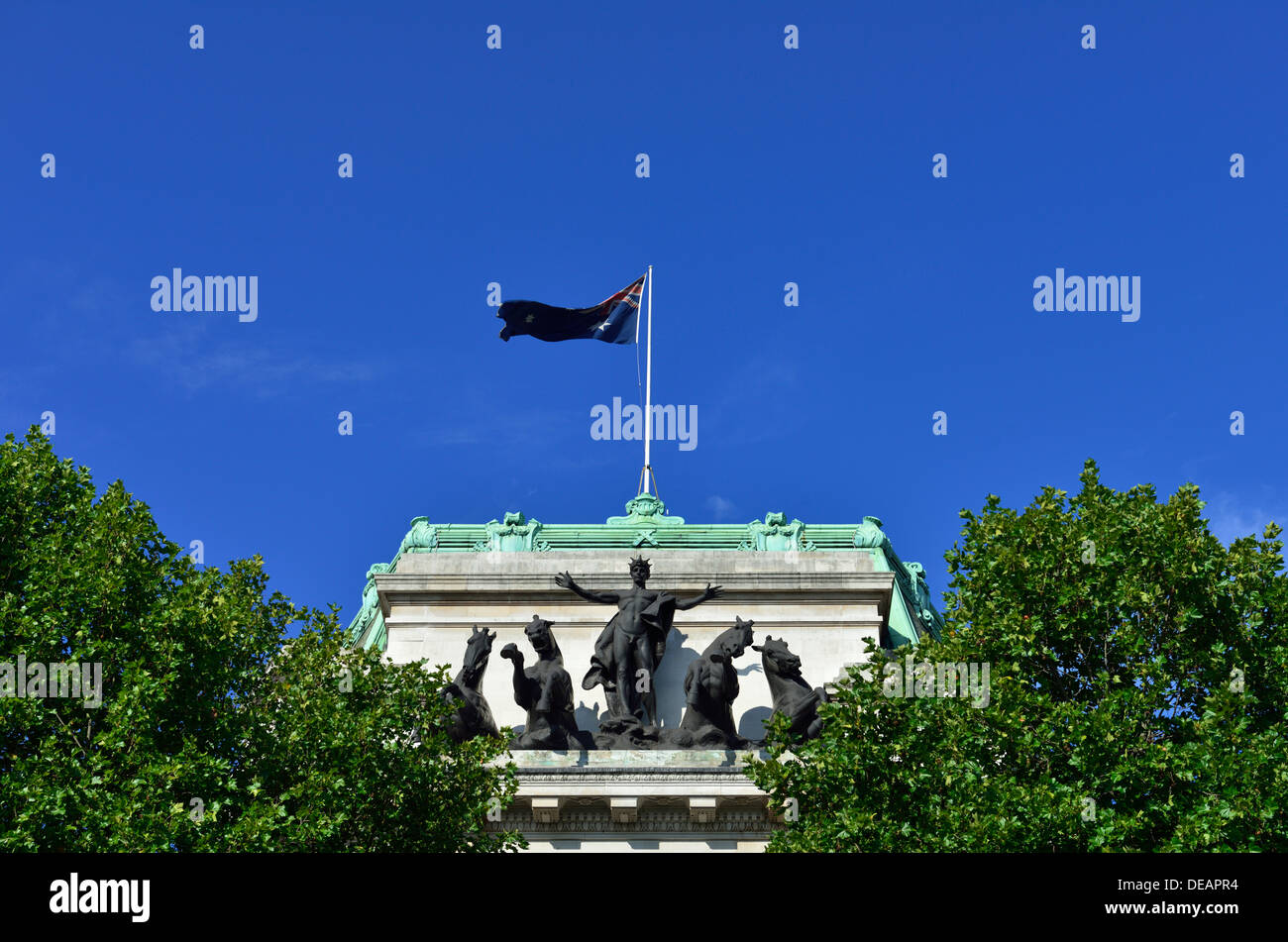 Australische hohe Kommission, Australien Haus, Strand, London WC2B, Vereinigtes Königreich Stockfoto