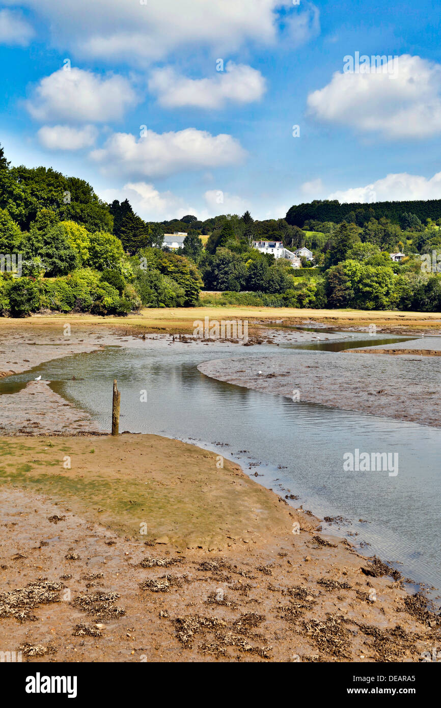 Devoran; Carnon Flusses; Cornwall; UK Stockfoto