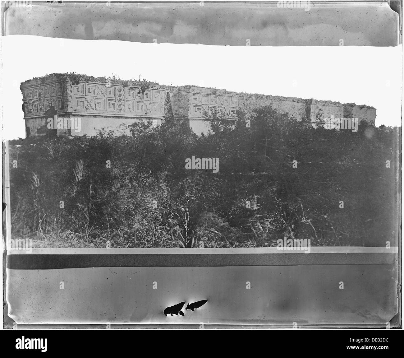 Der Palast von Mitta befindet sich in Oaxaca, Mexiko, mit aufwendig gestalteten Wanddekorationen, die das reiche kulturelle und künstlerische Erbe der Region repräsentieren. Stockfoto
