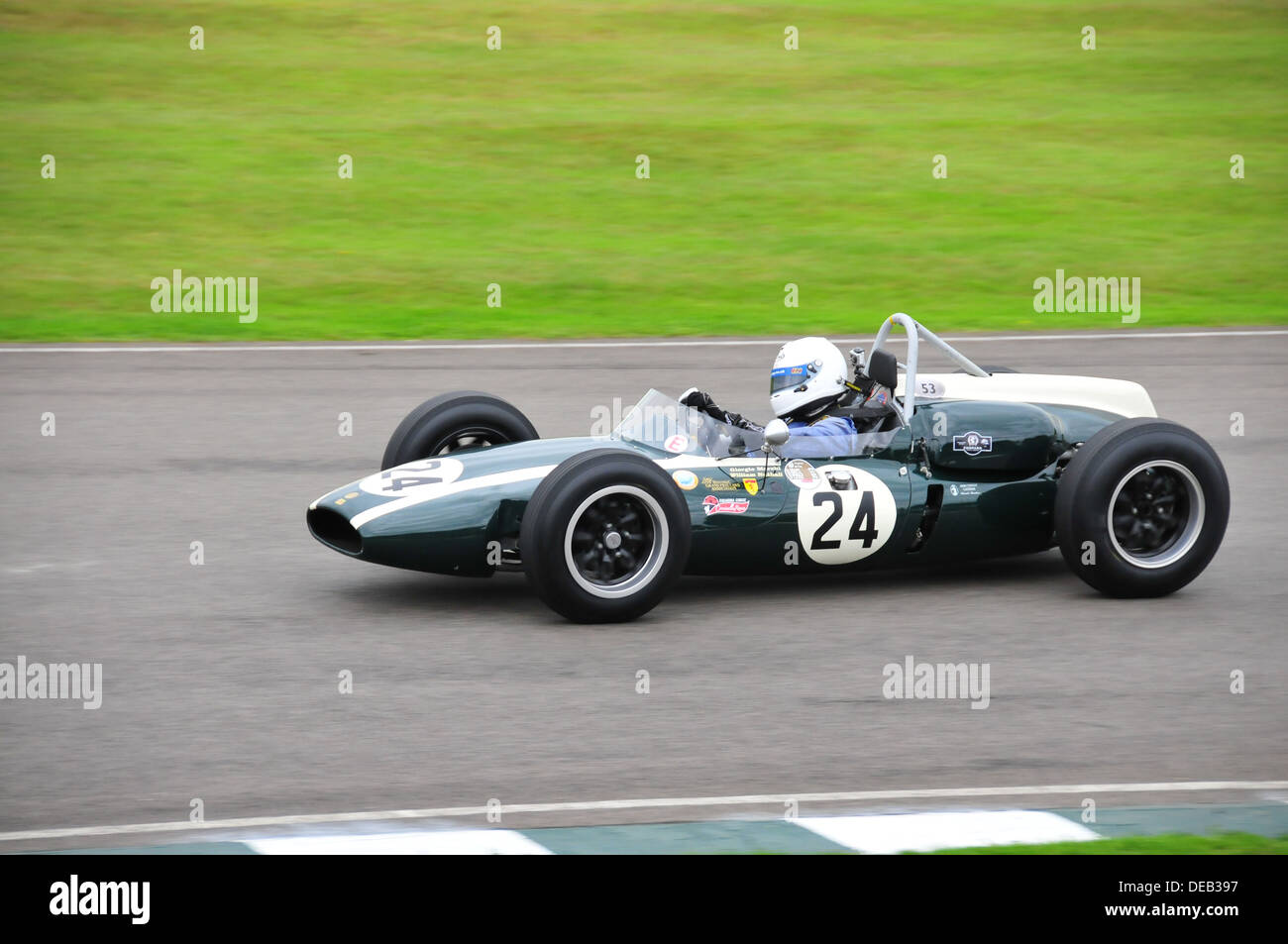 Cooper Climax T53 'Lowline"Goodwood Revival 2013 Stockfoto