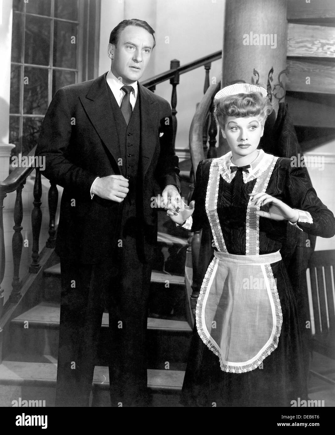 ANGELOCKTE 1947 Hunt Stromberg Productions Film mit Lucille Ball und George Sanders Stockfoto