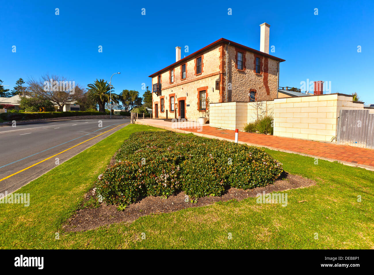 Die Australasian Hotel in der Murray River Township von Goolwa South Australia Stockfoto