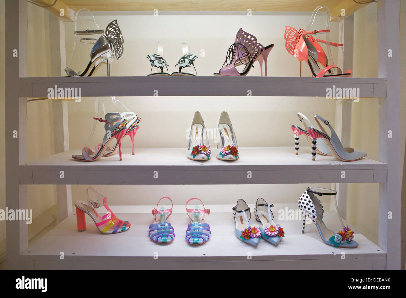 London Fashion Week im Somerset House: neuesten Designs von aufstrebenden Talenten Stockfoto