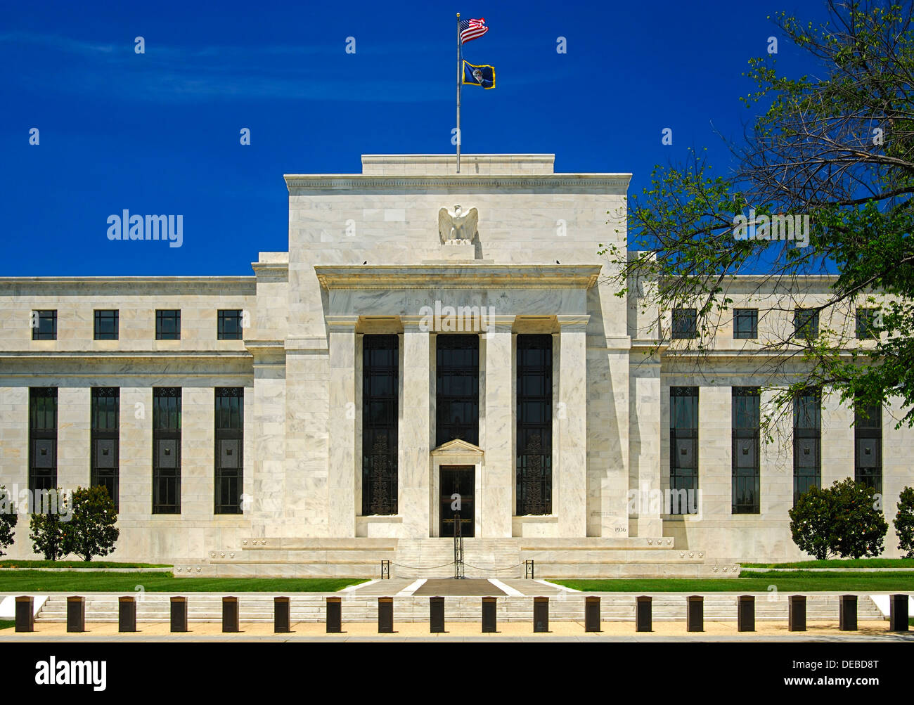 Marriner S. Eccles Federal Reserve Board Building, Sitz der der Vereinigten Staaten Federeal Reserve, Washington, D.C., USA Stockfoto