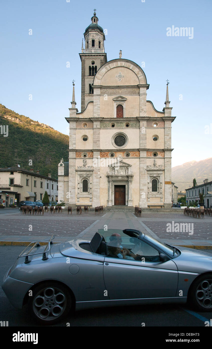 Tirano, Italien, Basilika Madonna di Tirano Stockfoto