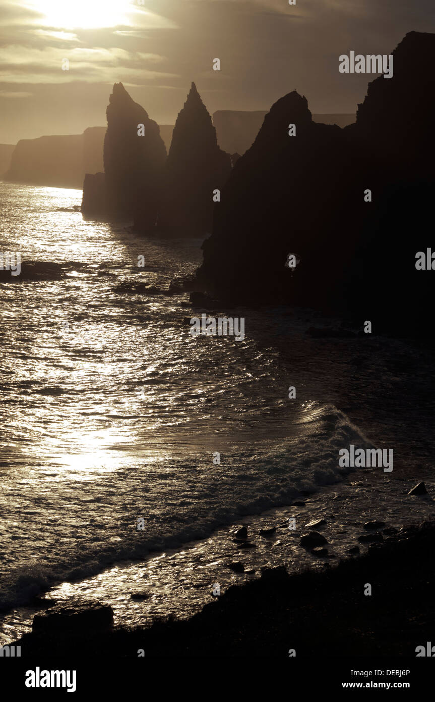 Die Stapel von Duncansby Duncansby Head, Caithness, Schottland, UK Stockfoto