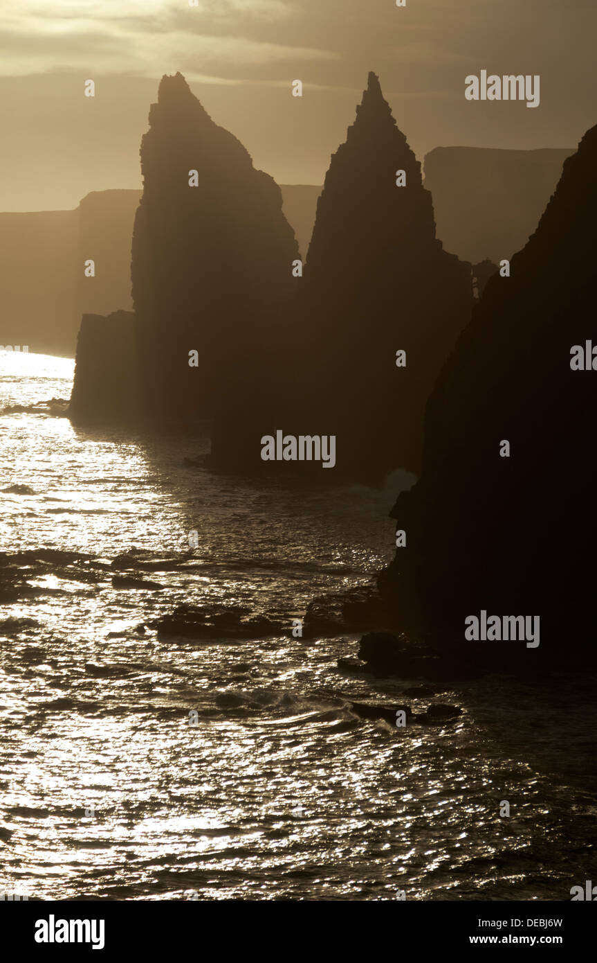 Die Stapel von Duncansby Duncansby Head, Caithness, Schottland, UK Stockfoto