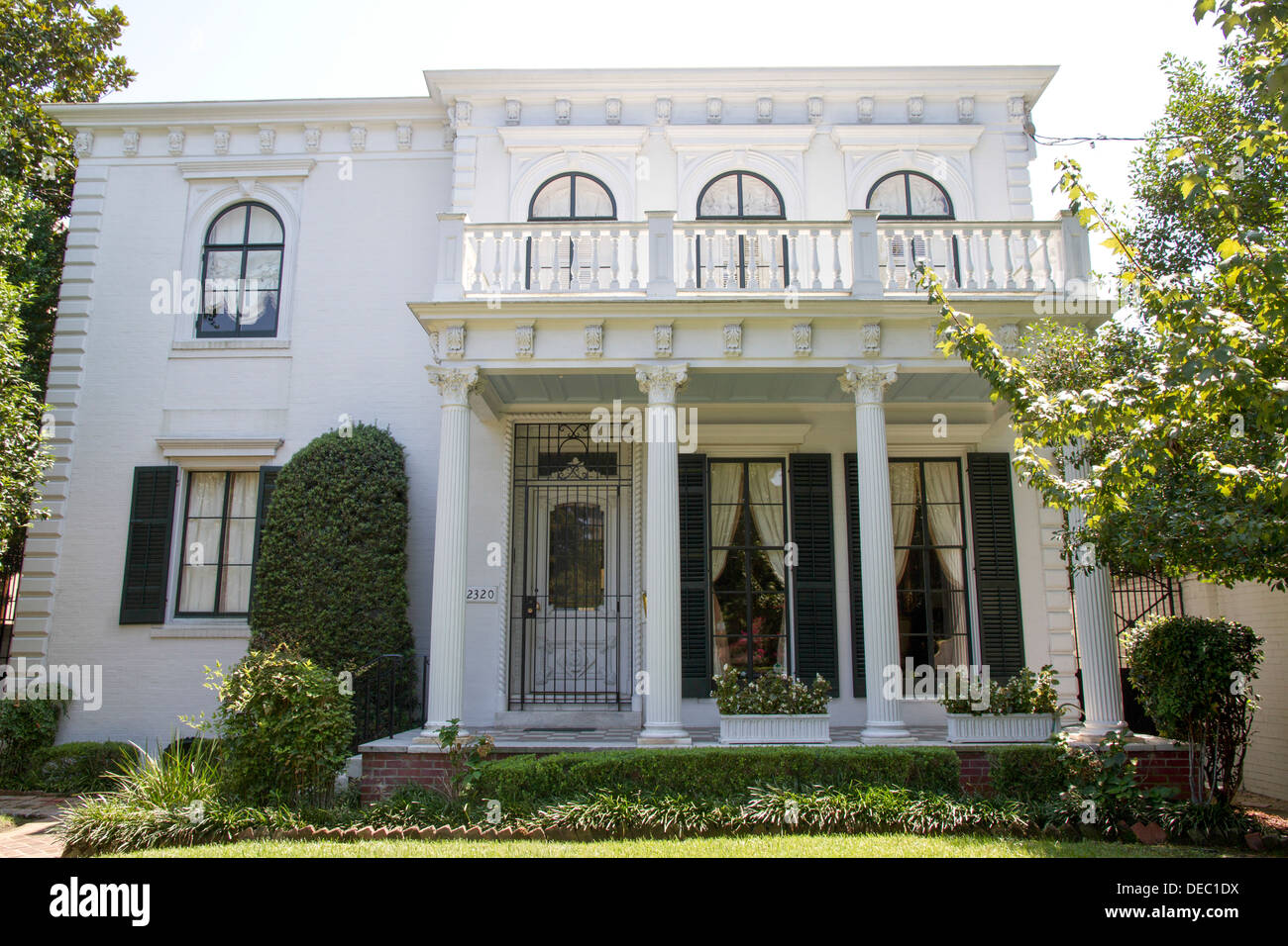 Kolonialstil Haus In New Orleans La Usa Stockfotografie Alamy