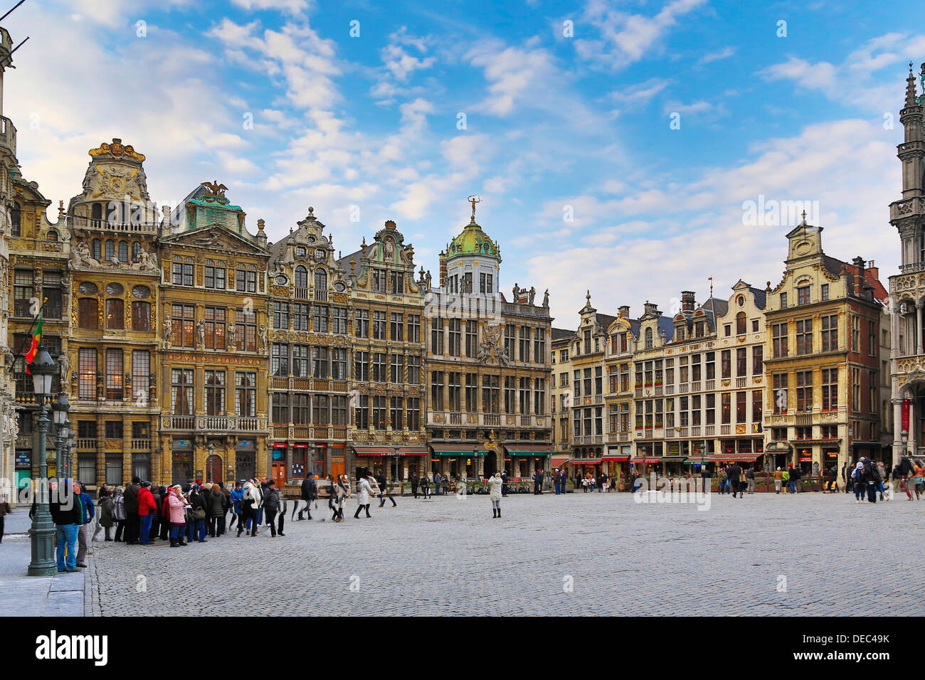 Gilde befindet sich auf dem Grand Place oder Grote Markt Platz, Brüssel, Region Brüssel, Belgien Stockfoto