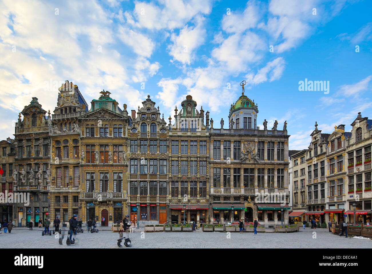 Gilde befindet sich auf dem Grand Place oder Grote Markt Platz, Brüssel, Region Brüssel, Belgien Stockfoto