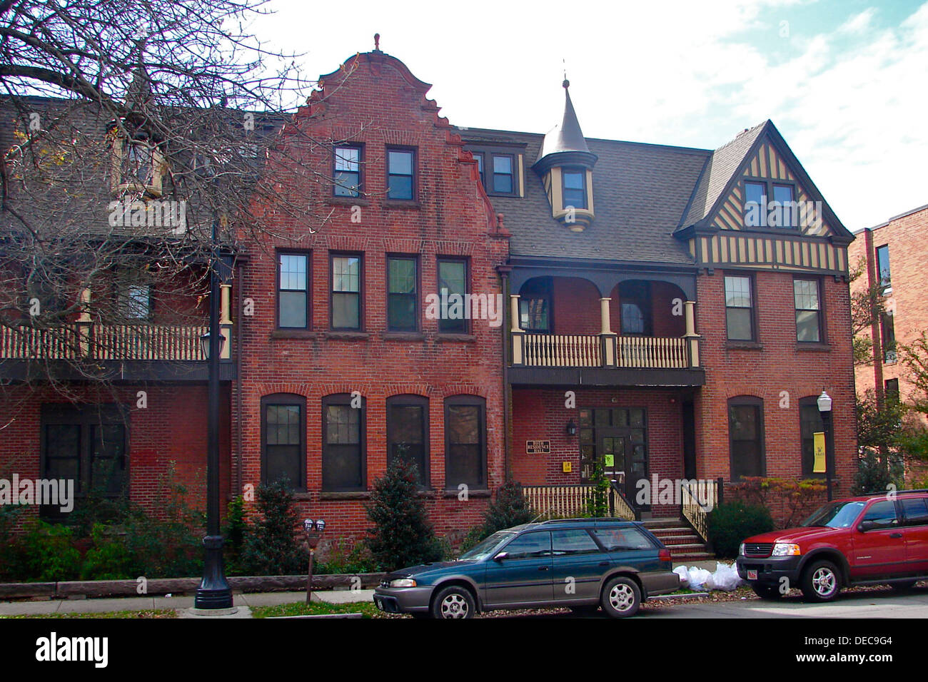 Roth-Wohnheim in Wilkes-Barre, Pennsylvania. Bestandteil der River Street Historic District 10 September auf dem NRHP gelistet, Stockfoto