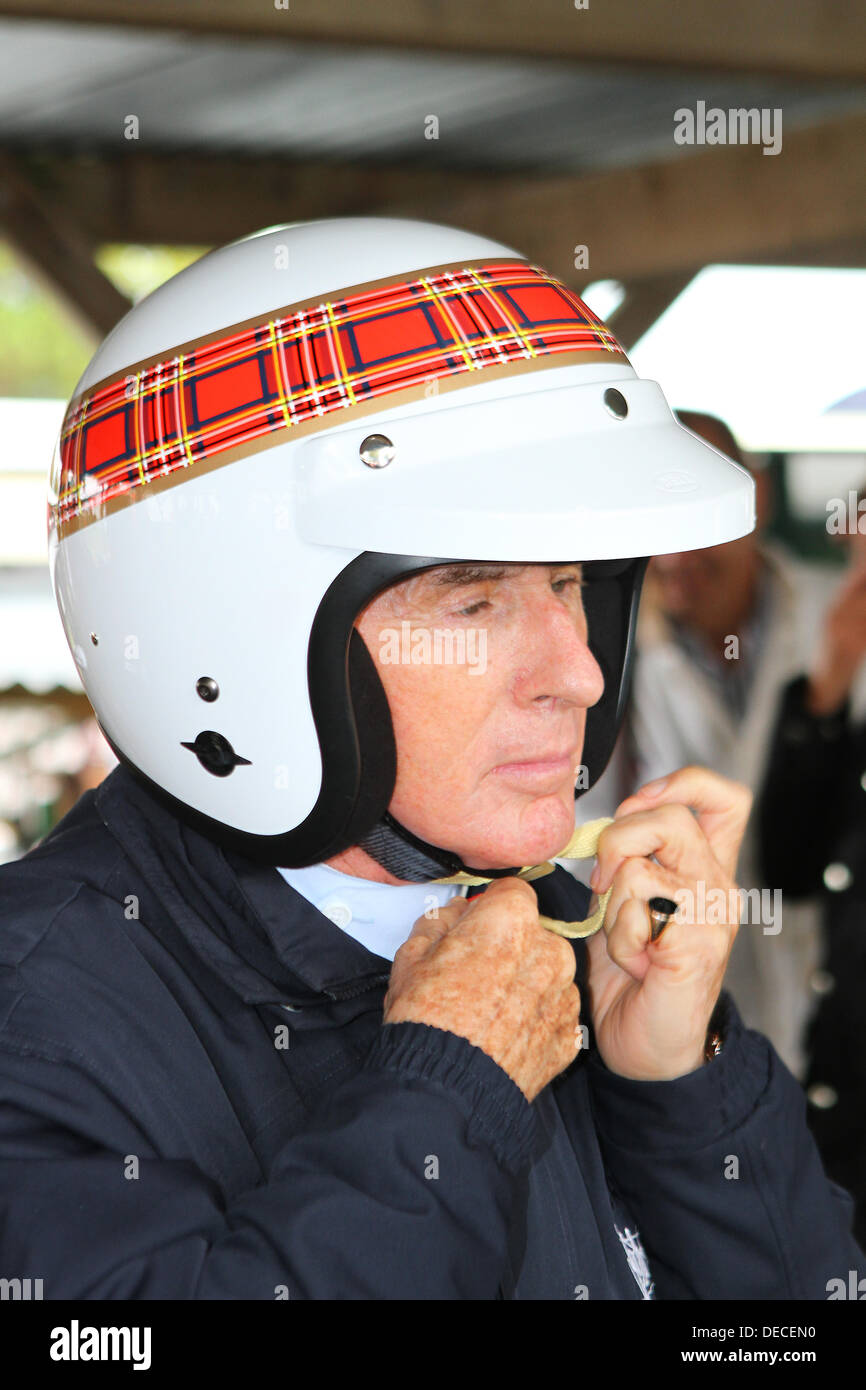 Goodwood, Hampshire, UK. 15. September 2013. Sir Jackie Stewart, ehemaligen Formel 1-grand-Prix-Fahrer. © Aktion Plus Sport/Alamy Live-Nachrichten Stockfoto