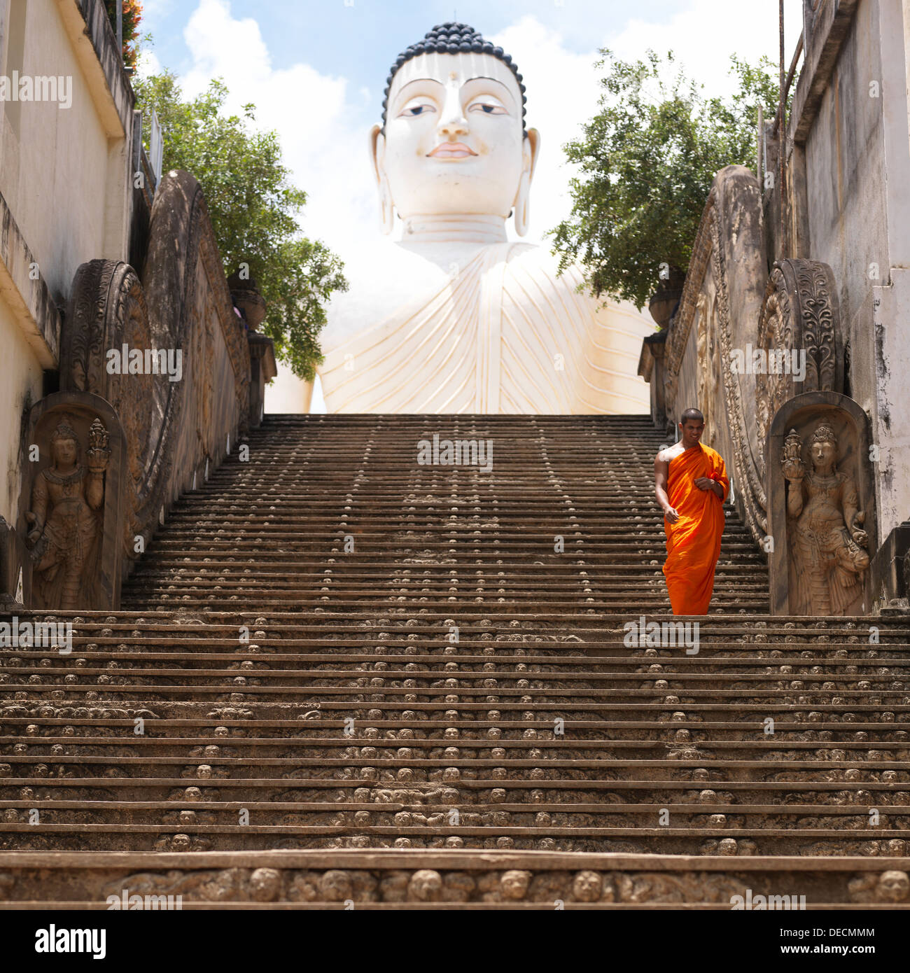 Aluthgama buddhistischer Tempel Stockfoto