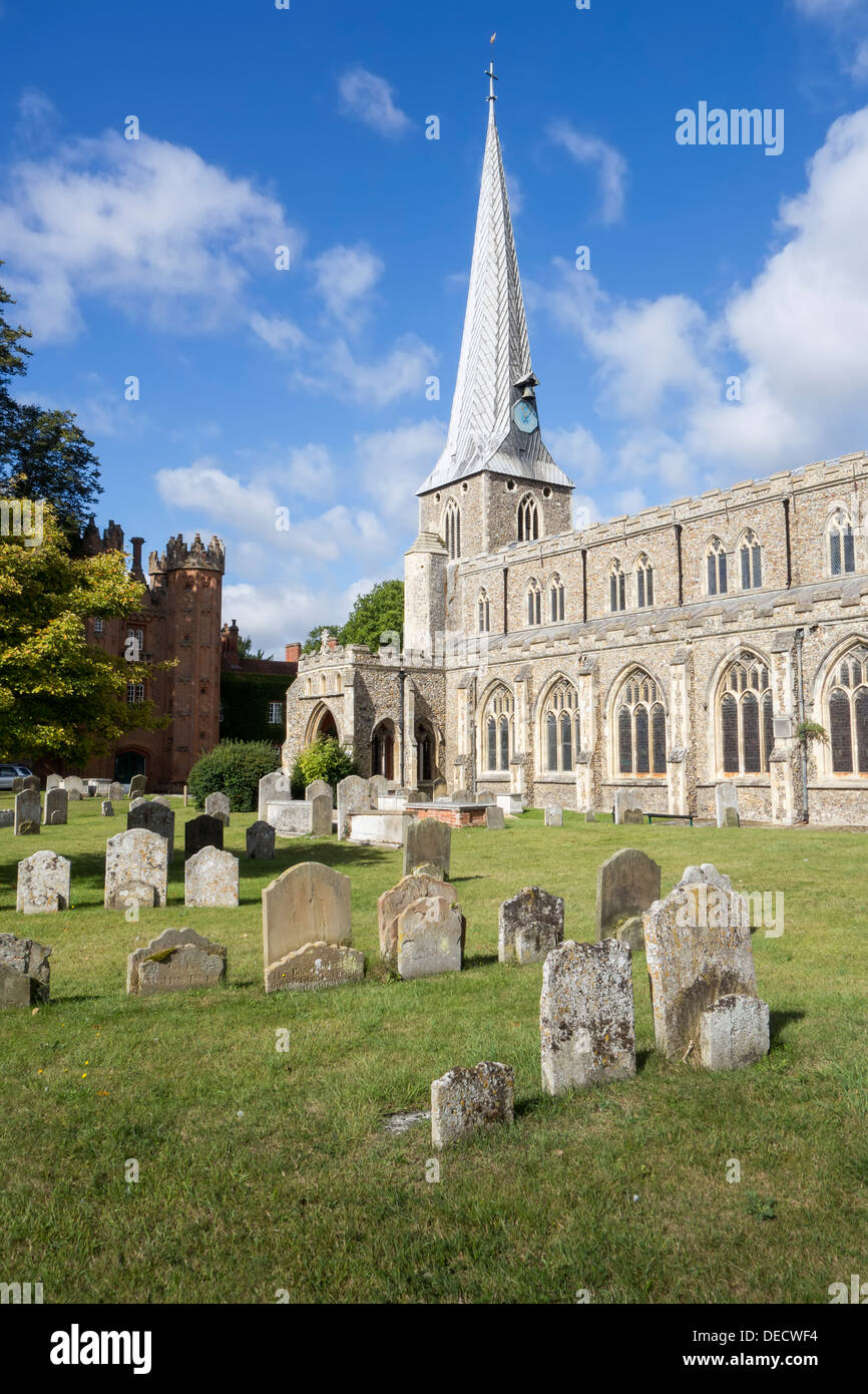 Str. Marys Kirche in Hadleigh, Suffolk, England. Stockfoto