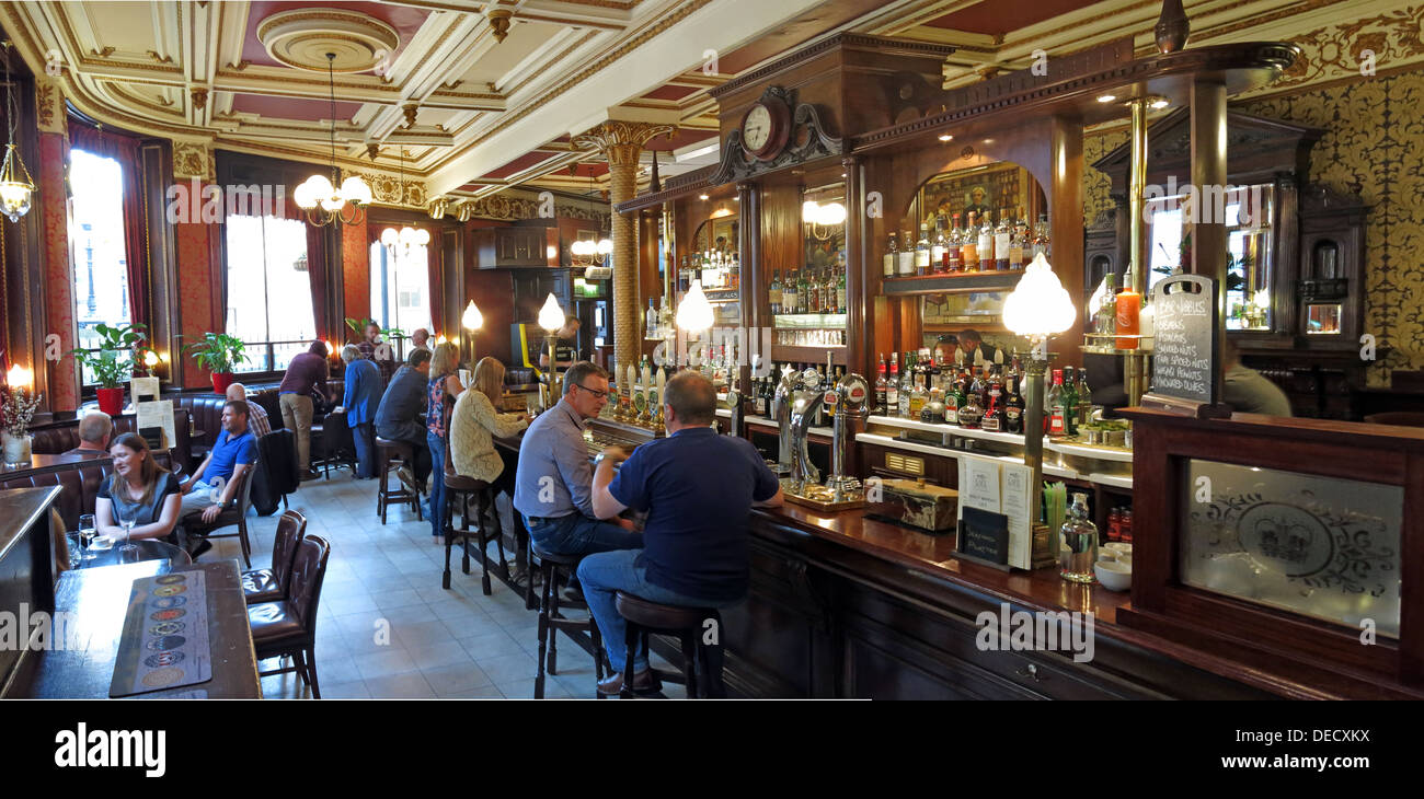 Panorama Cafe Royal Bar, West Register Place, Edinburgh, Schottland, UK Stockfoto