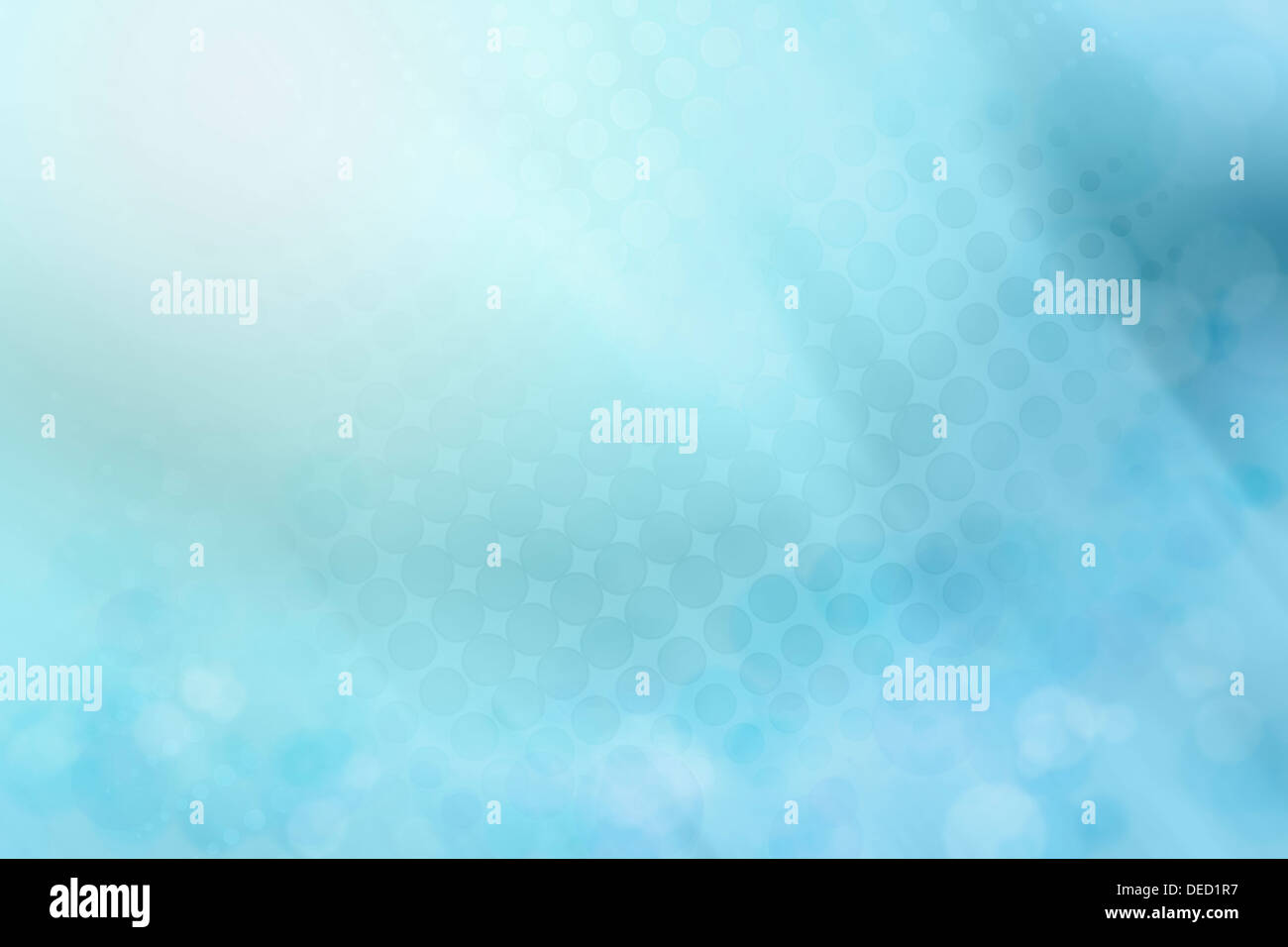 Rasterpunkte auf abstrakte blauem Hintergrund Stockfoto