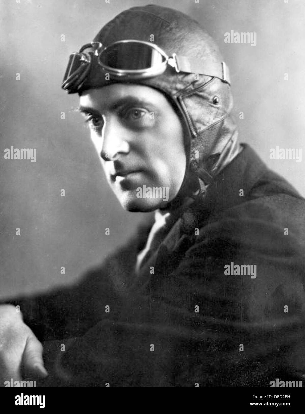 MALCOLM CAMPBELL (1885-1948) Englisch racing Autofahrer und Journalist etwa 1935 vom amerikanischen Fotografen Richard LeSesne Stockfoto