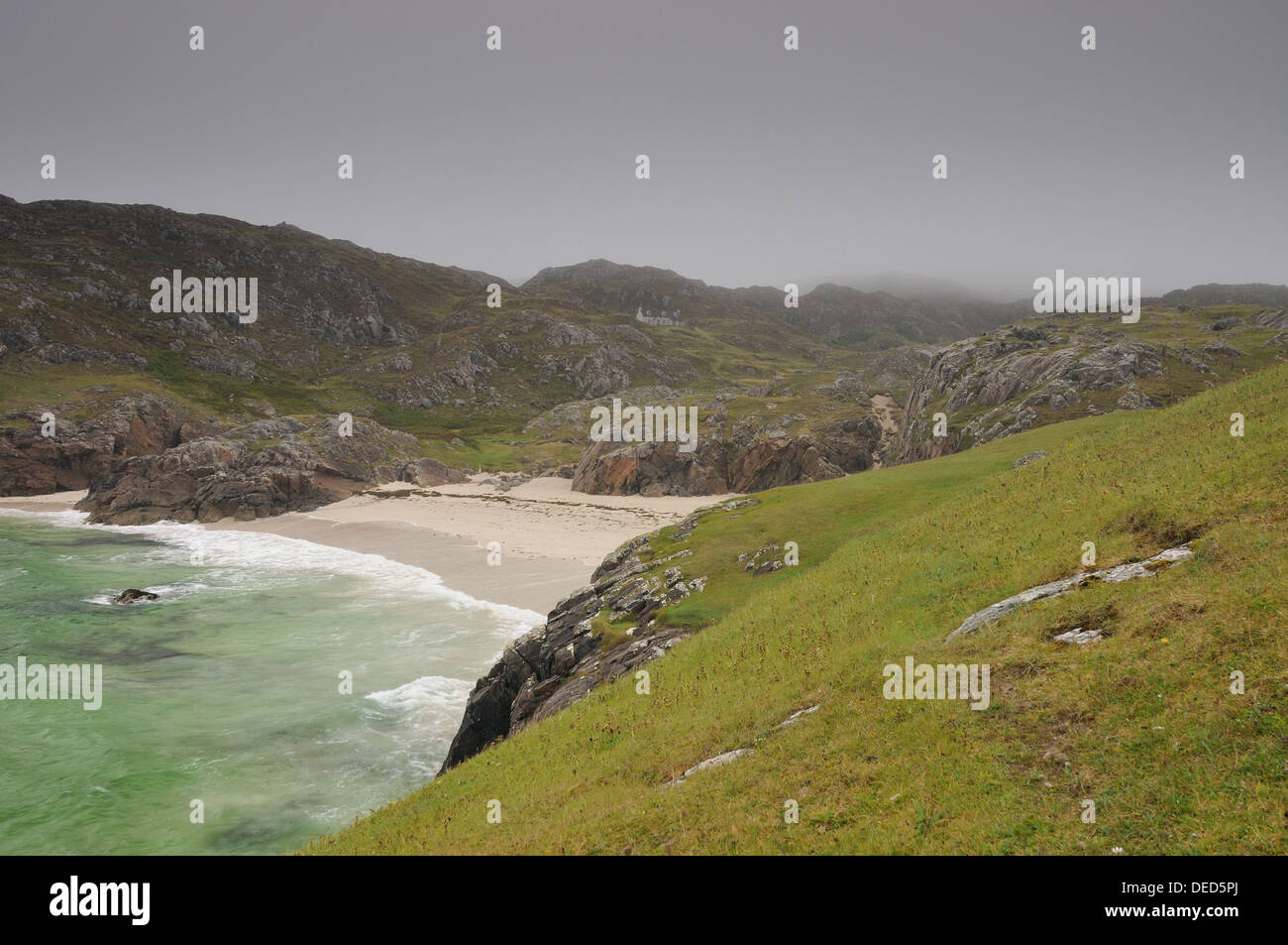 Strand von Achmelvich Bay, Assynt, Sutherland, North West Schottland Stockfoto