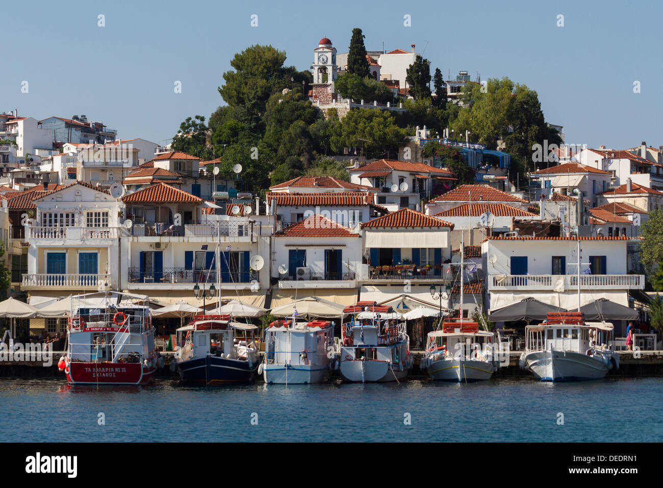 Skiathos, Sporades, griechische Inseln, Griechenland, Europa Stockfoto