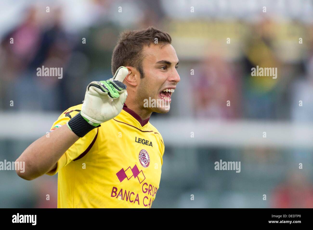 Livorno, Italien. 15. September 2013. Francesco Bardi (Livorno