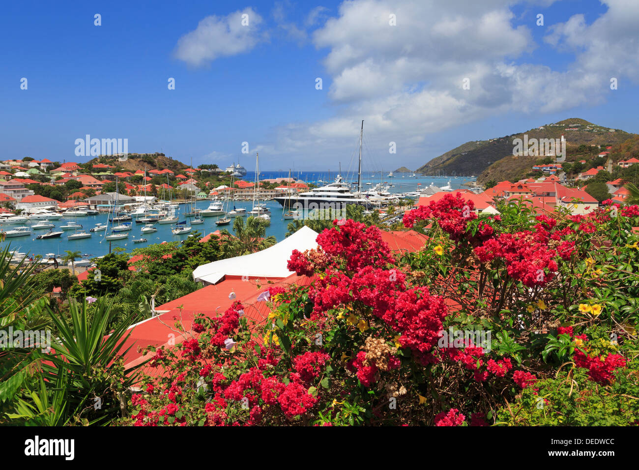 Gustavia, St. Barthélemy (St. Barts), Leeward-Inseln, West Indies, Karibik, Mittelamerika Stockfoto
