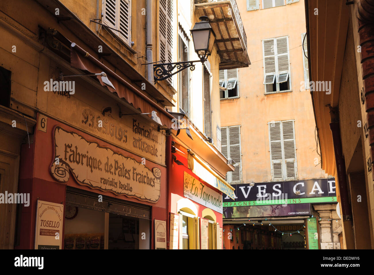 Die Altstadt, Nizza, Alpes-Maritimes, Provence, Cote d ' Azur, Côte d ' Azur, Frankreich, Europa Stockfoto