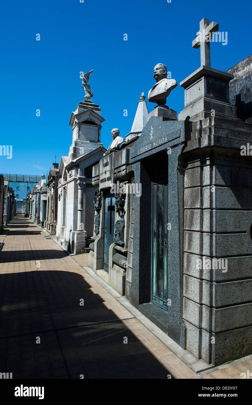 Friedhof La Recoleta, Buenos Aires, Argentinien, Südamerika Stockfoto