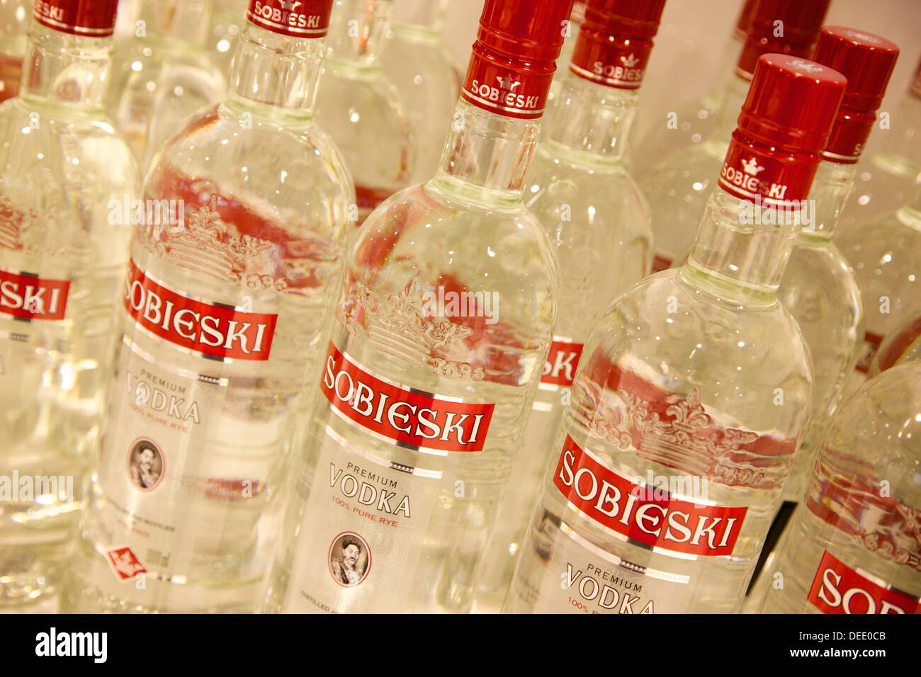 Polnischer Vodka, Rzeszow, Polen, Europa Stockfoto