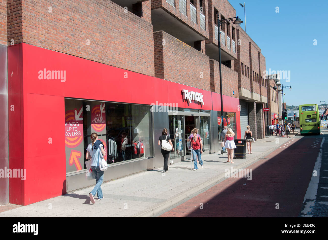 TK Maxx-Shop in der High street Stockfoto