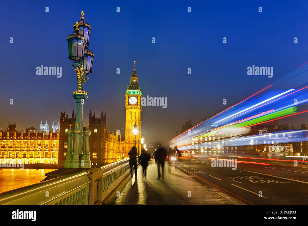 London bei Nacht Stockfoto